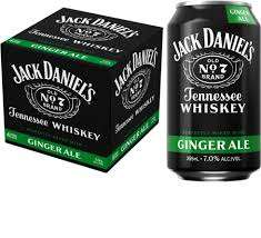 JACK DANIELS GINGER ALE 355ML