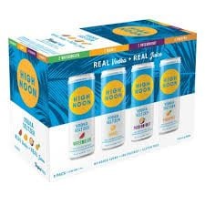 High Noon Vodka Seltzer Gameday/Endzone/Tropical 8PK