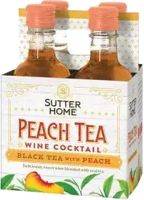 sutter home peach tea 187ml