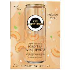 KIM CRAWFORD WINE SPRTIZ PEACH ICE TEA 250ML