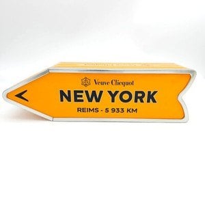 Clicquot Arrow New York Sign